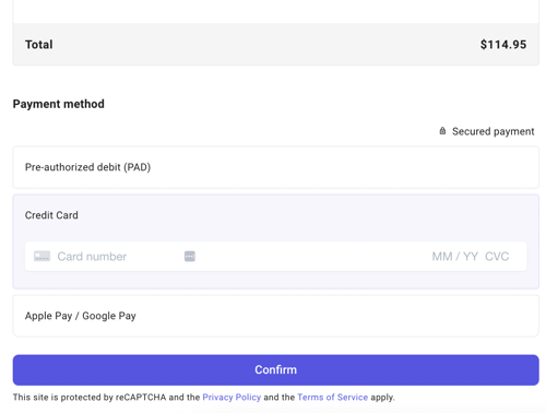 How can I make a payment on Zeffy?